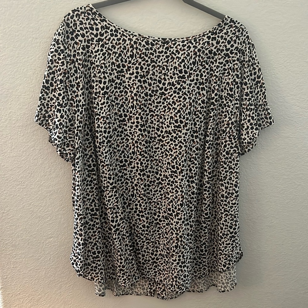 Ava & Viv animal print shirt
